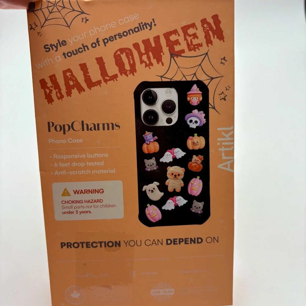 Artikl iPhone 16 Pro Max PopCharms Halloween Phone Case 15 Charms‎ Included